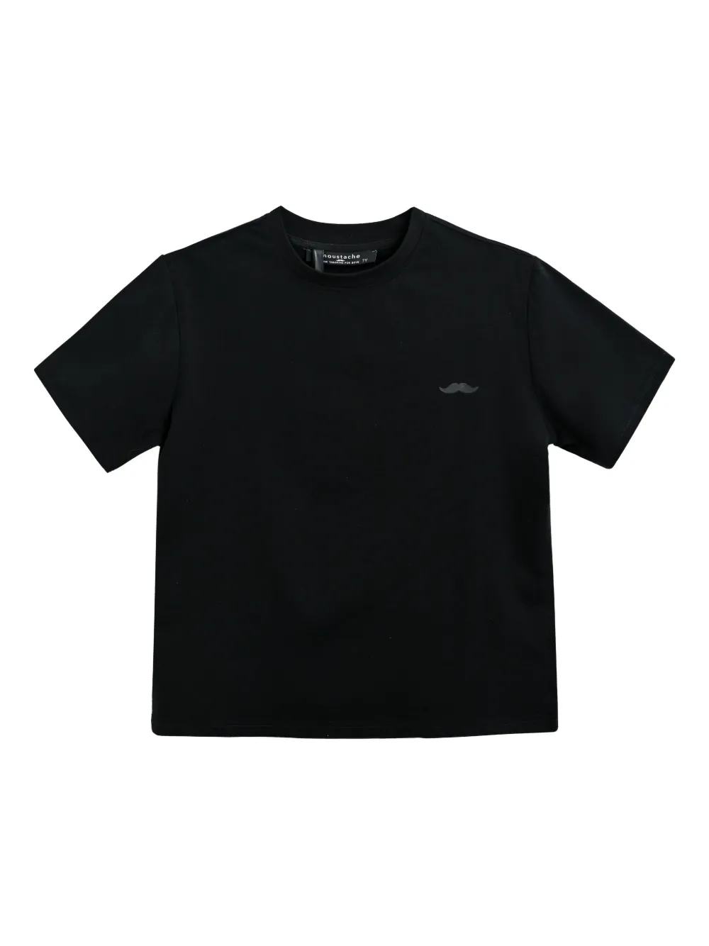 Moustache Kids' Logo-detail Short-sleeve T-shirt In Black