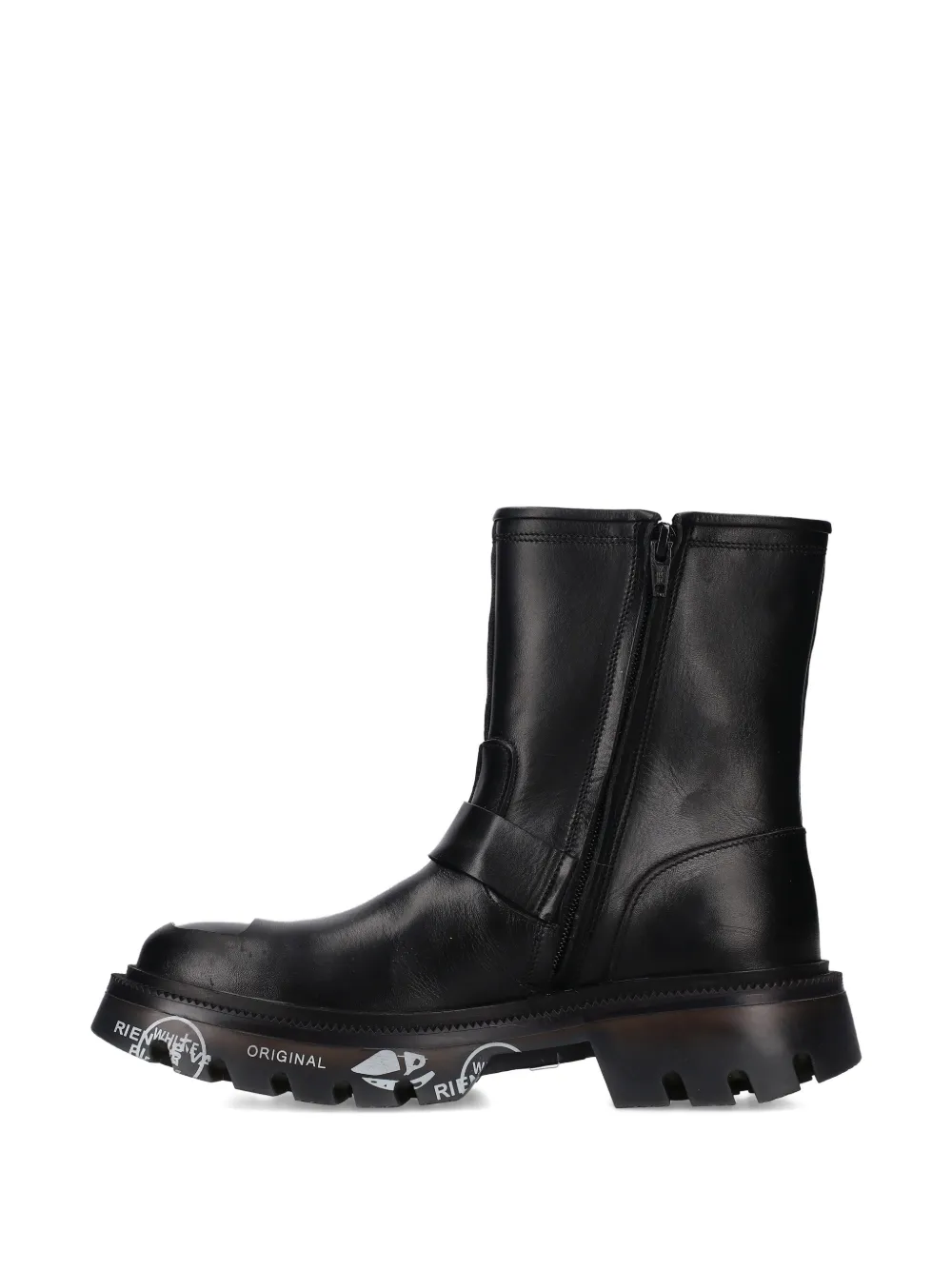 Premiata Camden 464 Buckle Boots In Black