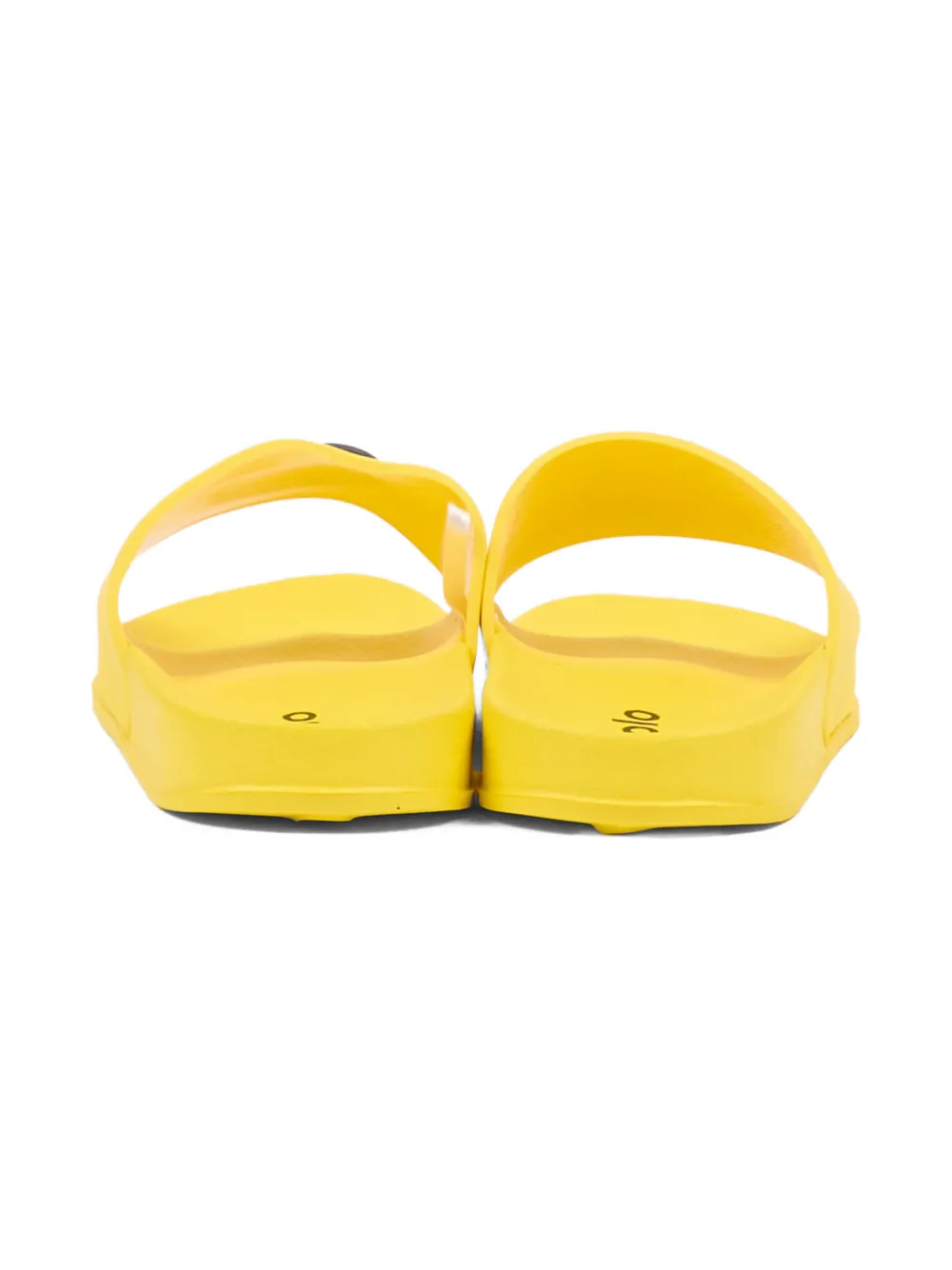 Molo Zhappy slippers met smiley-patroon Geel
