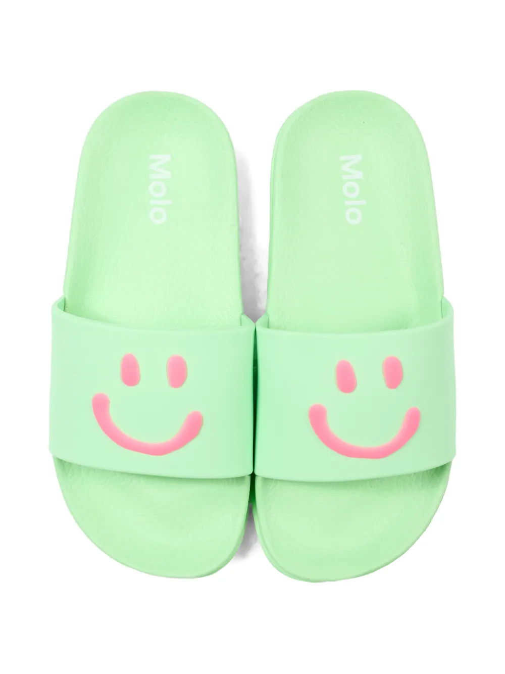 Molo Zhappy slippers met smiley-patroon Groen