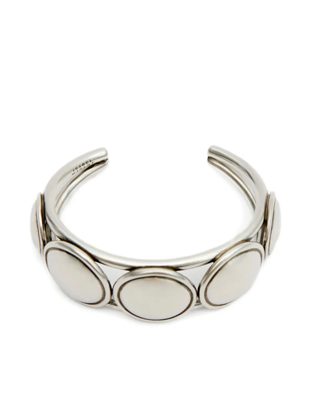 ISABEL MARANT Bracciale Ned con logo inciso - Argento