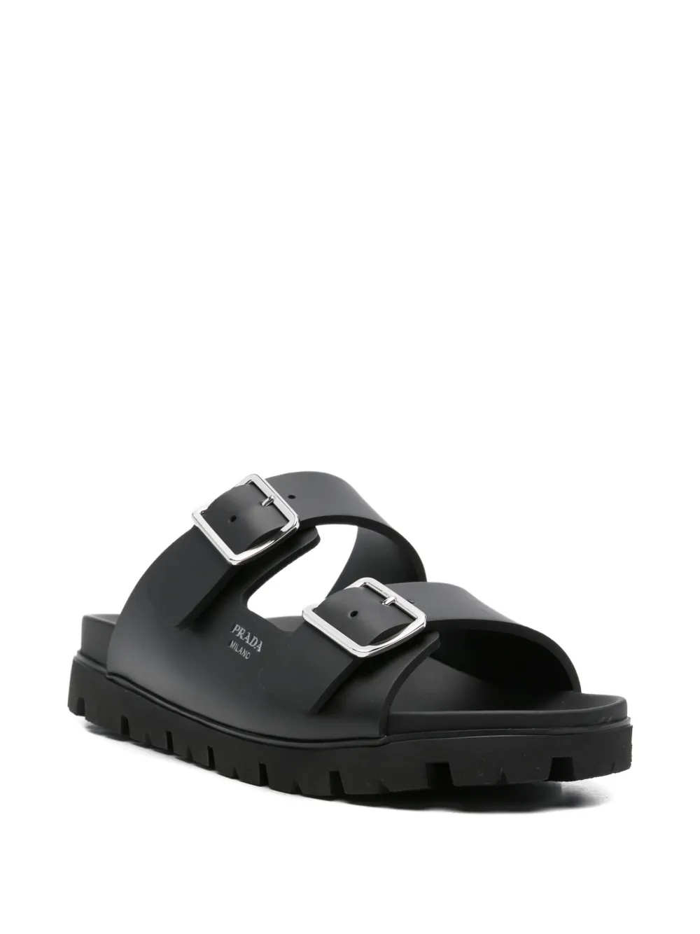 Prada Sandalen met gespbandje Zwart
