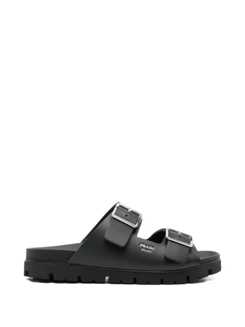 Prada buckle strap sandals