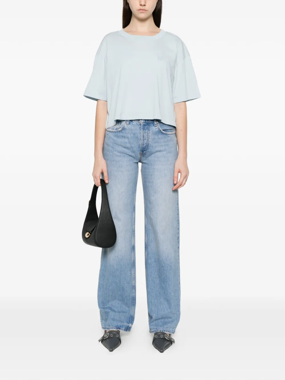 ANINE BING Hugh five-pocket jeans - Blauw