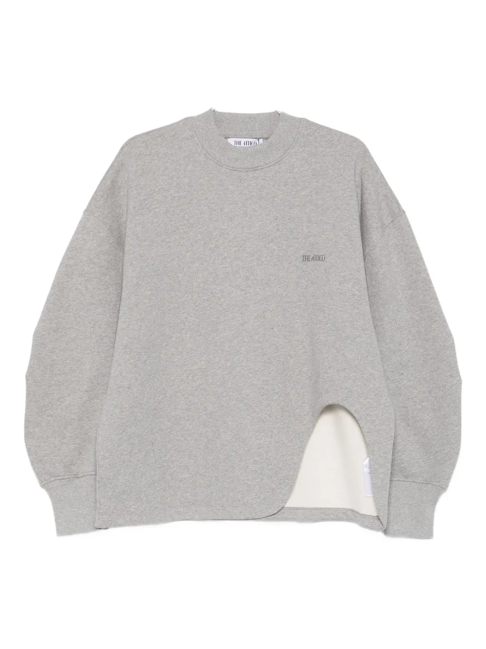 The Attico logo-detail sweatshirt - Grigio