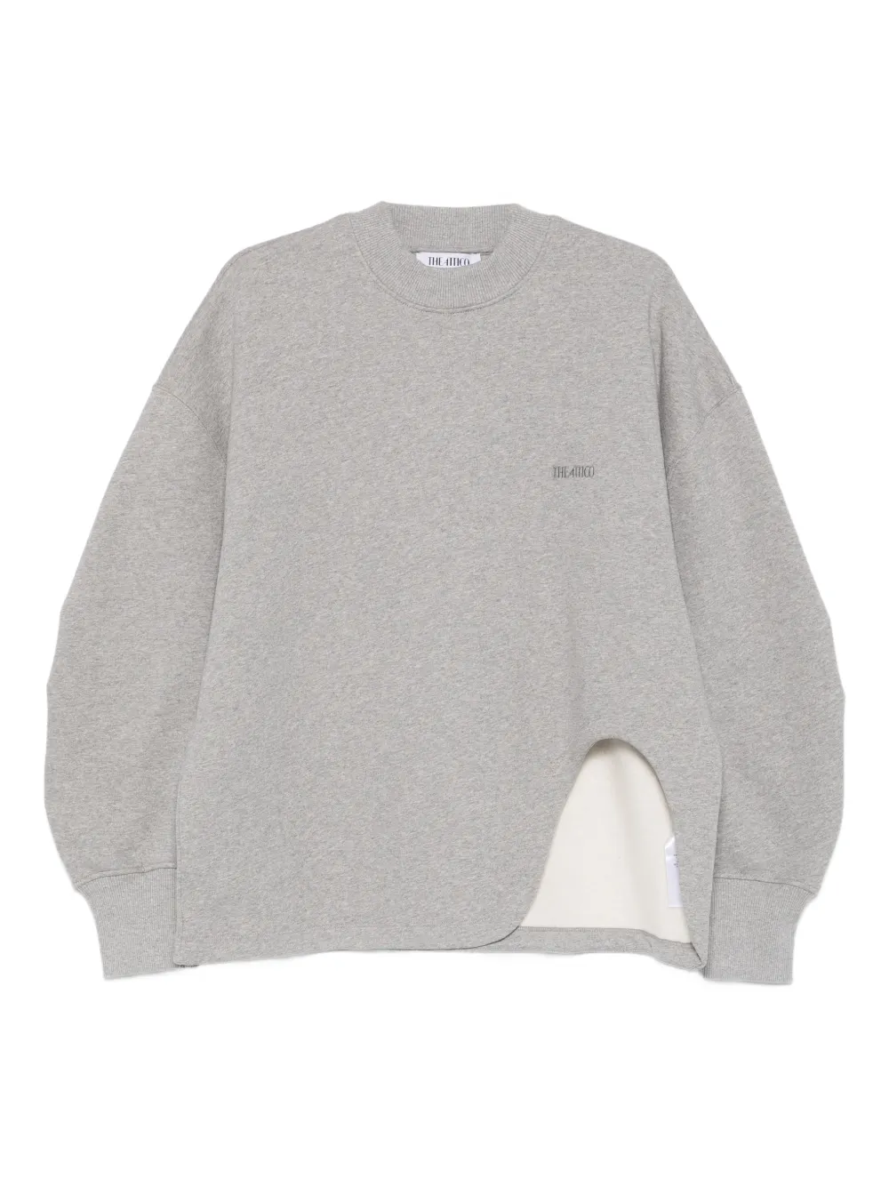 The Attico logo-detail sweatshirt - Grigio