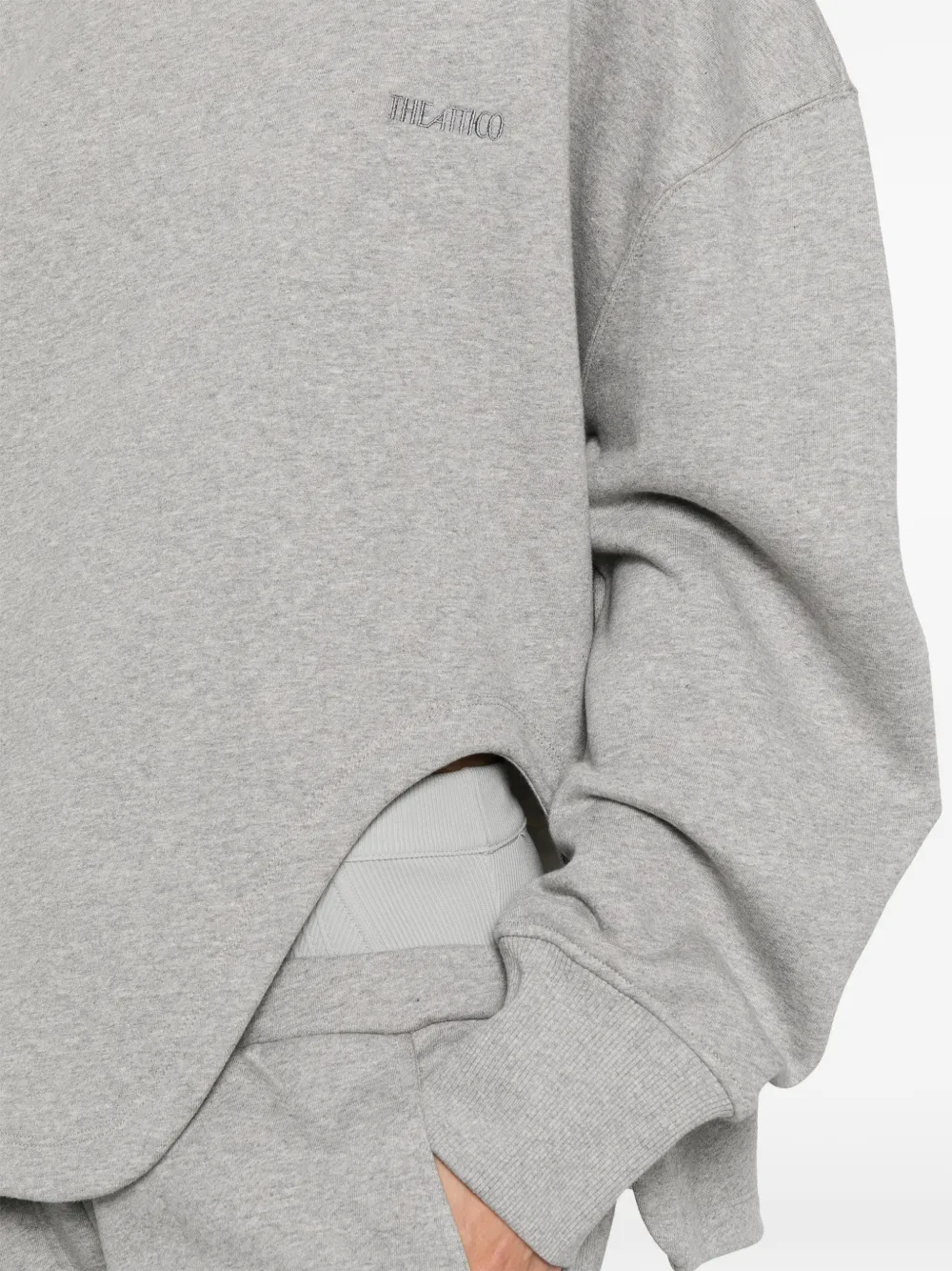 The Attico Sweater met logo Grijs