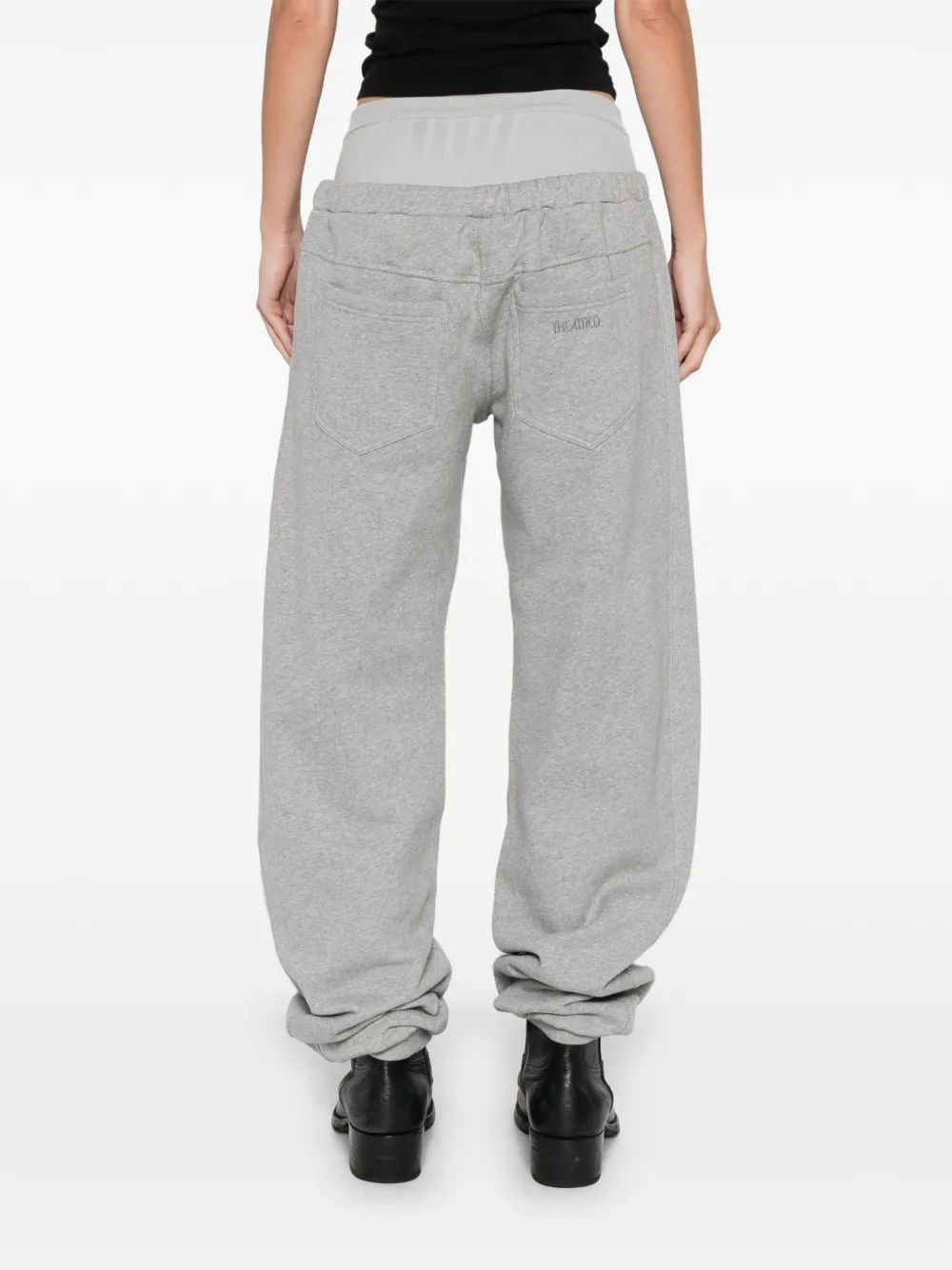 The Attico Broek met trekkoord Grijs