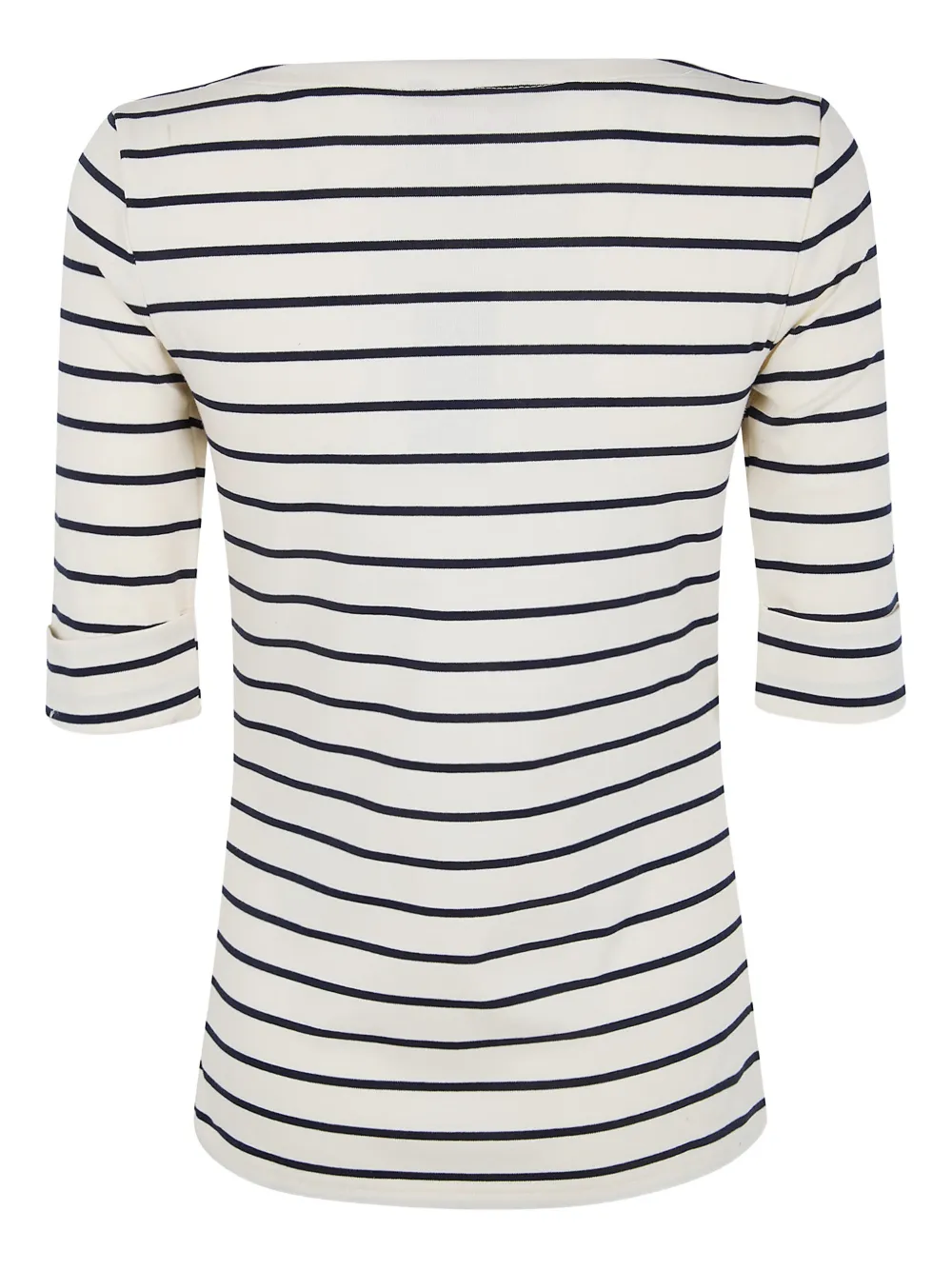 Striped Boat Neck T-Shirt