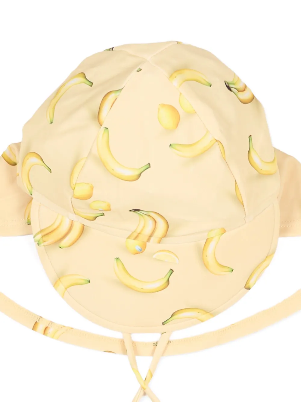 Molo Banana-print Sun Hat In Yellow
