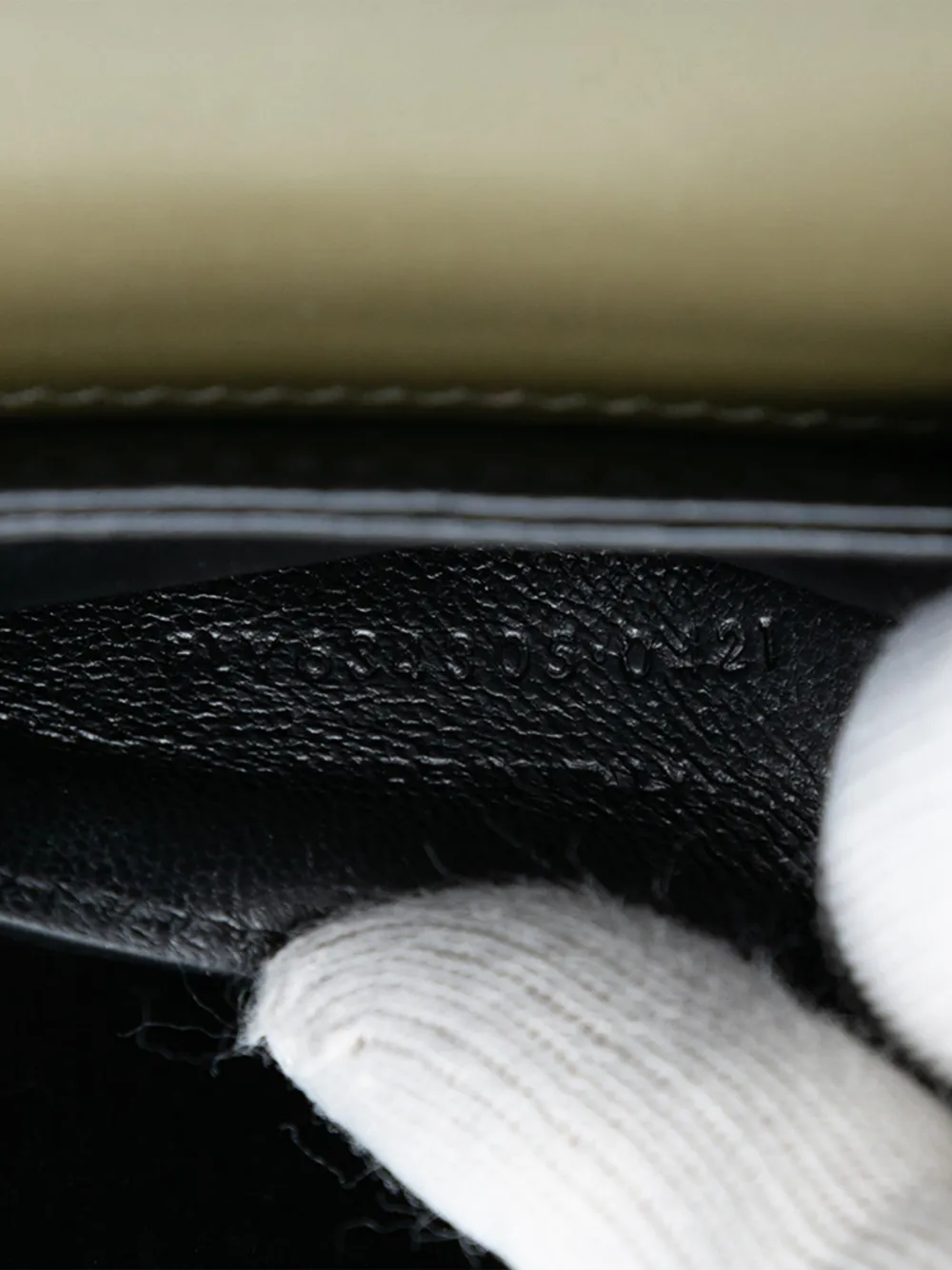 SAINT LAURENT Pre-owned 2021 Medium Leather Solferino Satchel In Box Crossbody Bag In Green