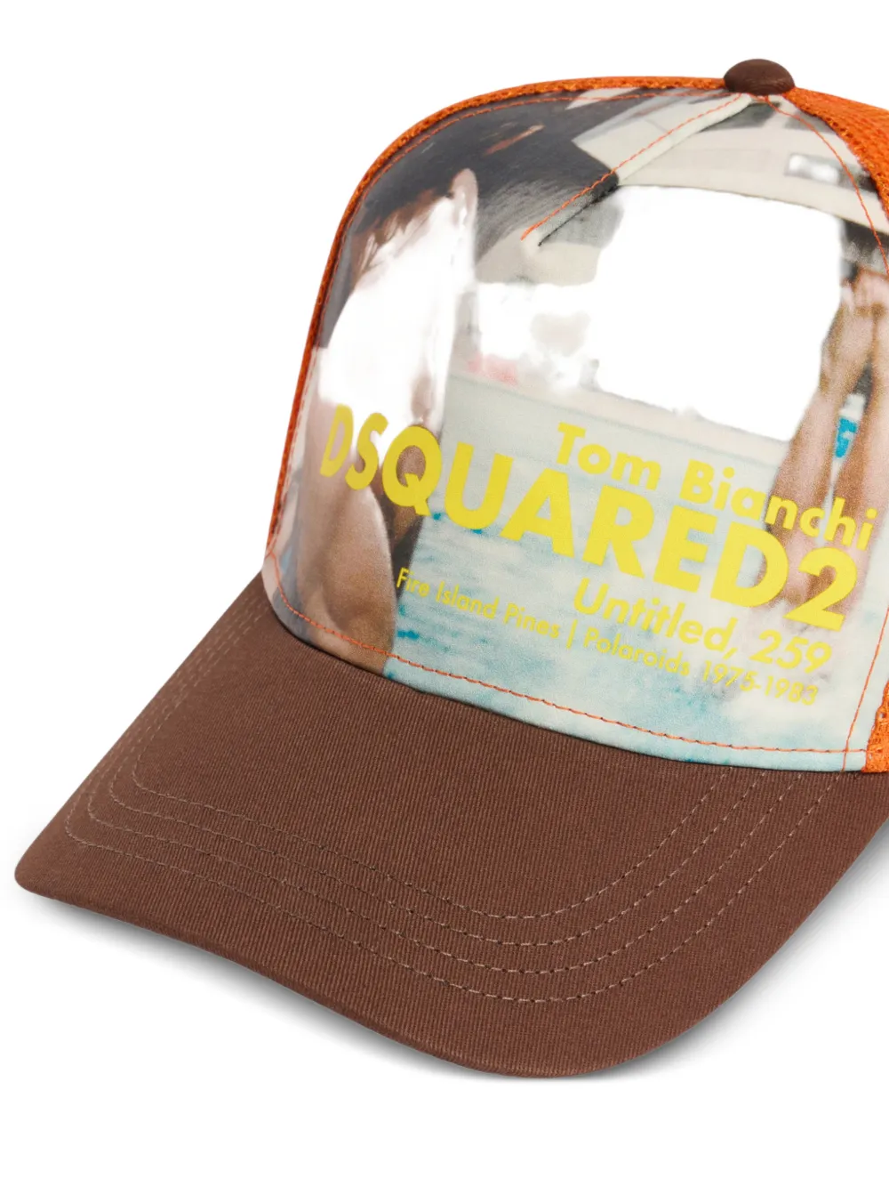 DSQUARED2 Tom Bianchi honkbalpet Oranje