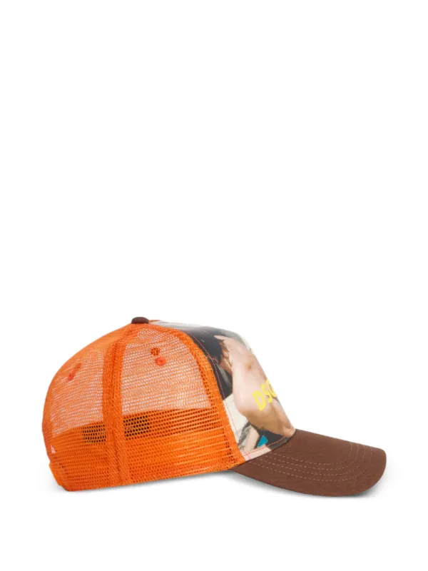 DSQUARED2 icon オレンジ　キャップ DSQUARED2 - 【新品】ディースクエアード DSQUARED2 ONE LIFE ONE