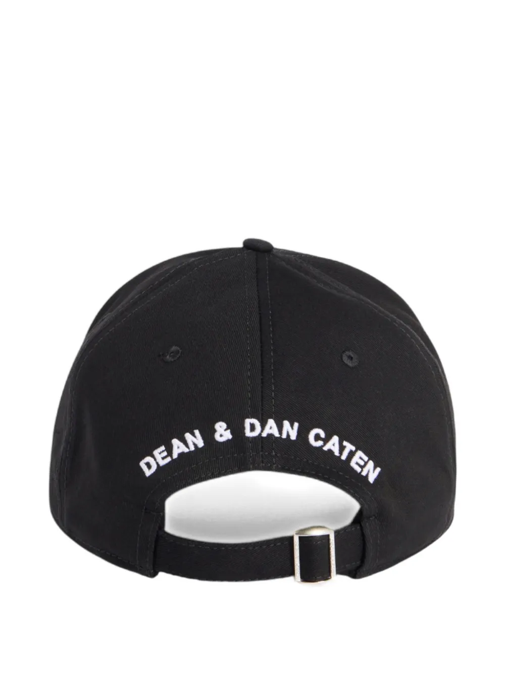 DSQUARED2 Honkbalpet met geborduurd logo - Zwart