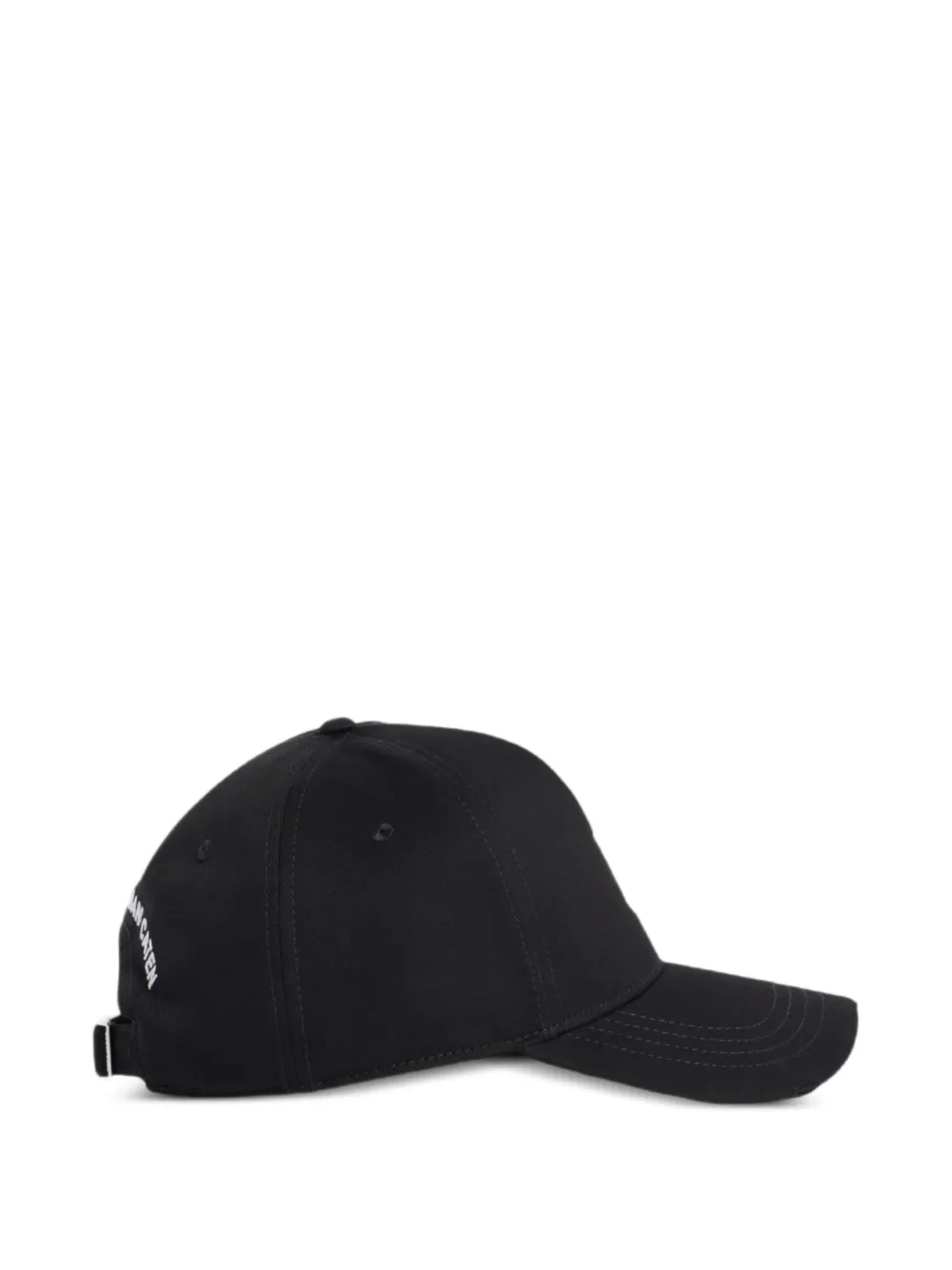 DSQUARED2 Honkbalpet met geborduurd logo Zwart