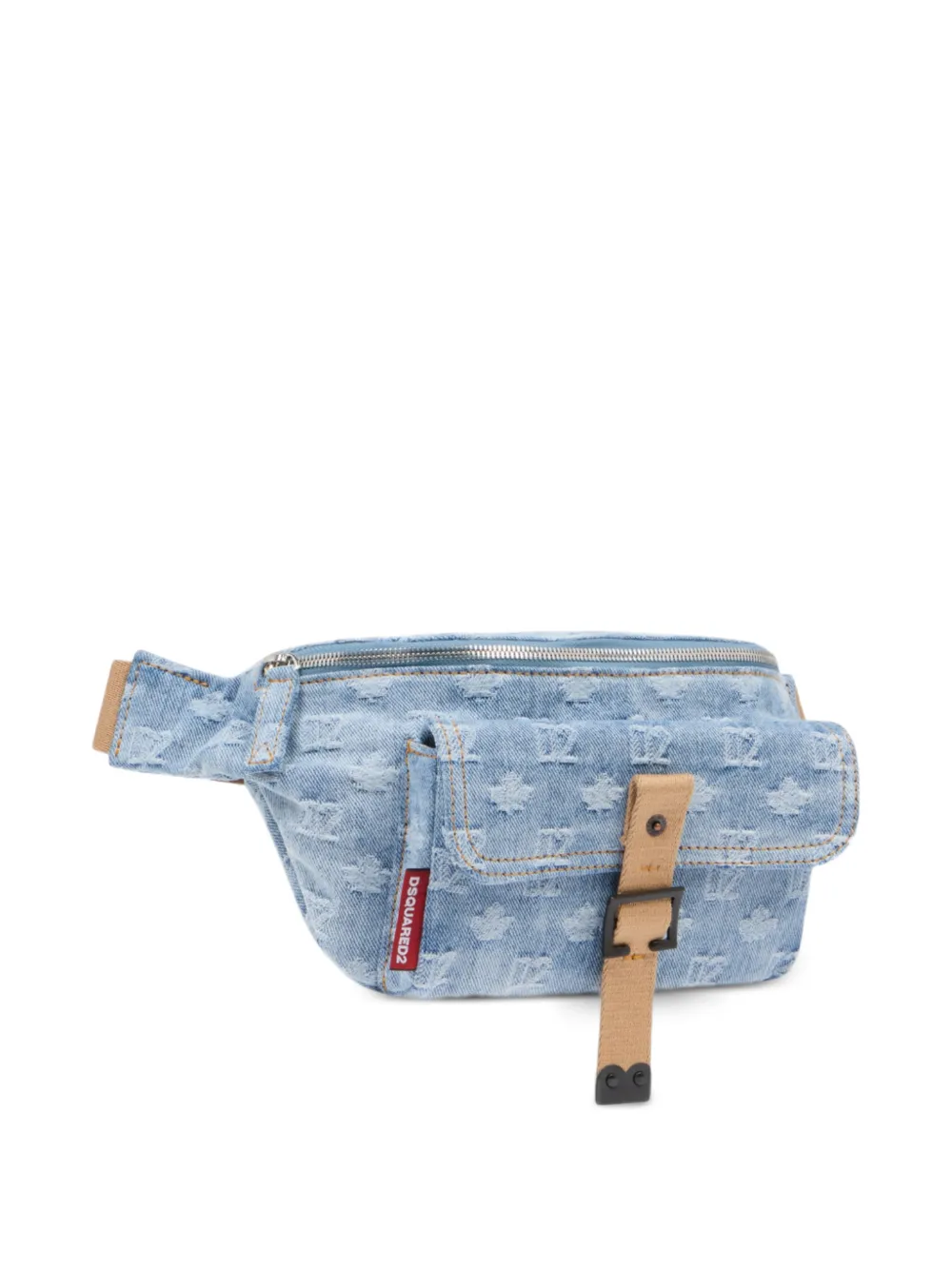  Dsquared2 Monogram-patterned Belt Bag - Blue 