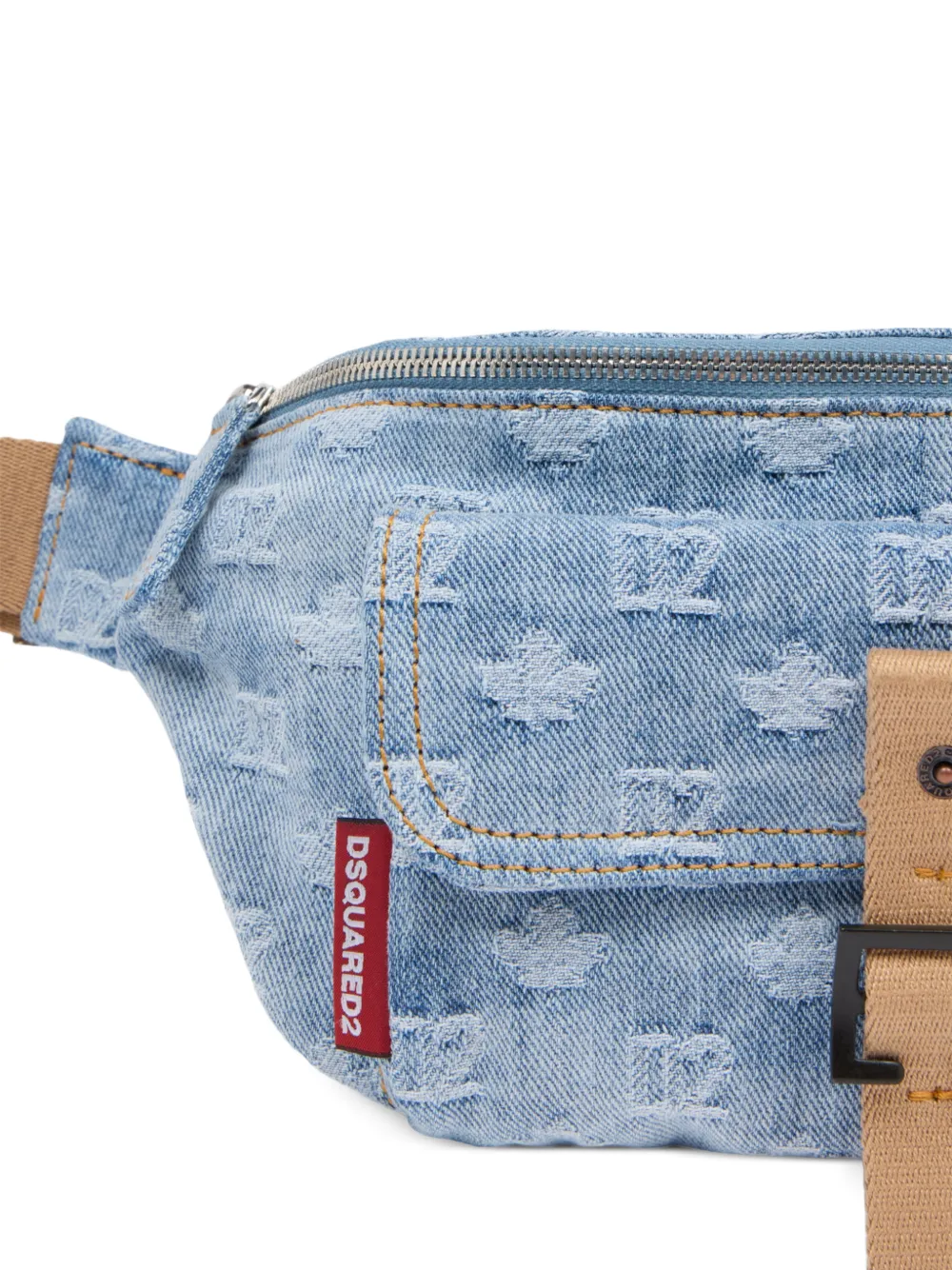 DSQUARED2 D2 Monogram heuptas Blauw