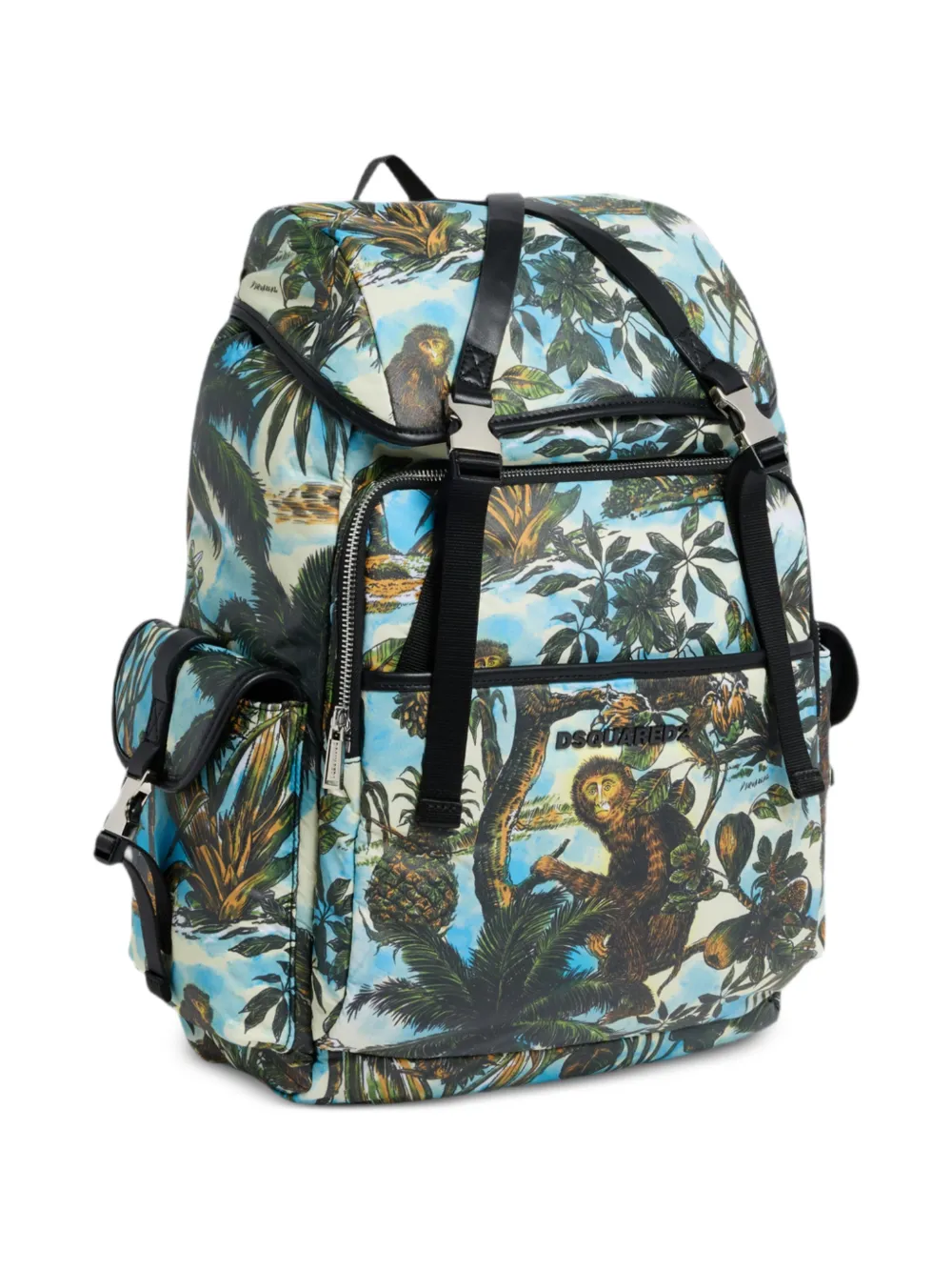  Dsquared2 Monkey Business Backpack - Blue 