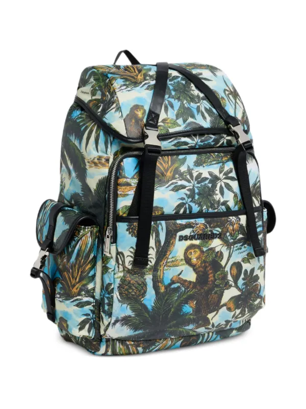 DSQUARED2 Monkey Business Backpack | Blue | FARFETCH