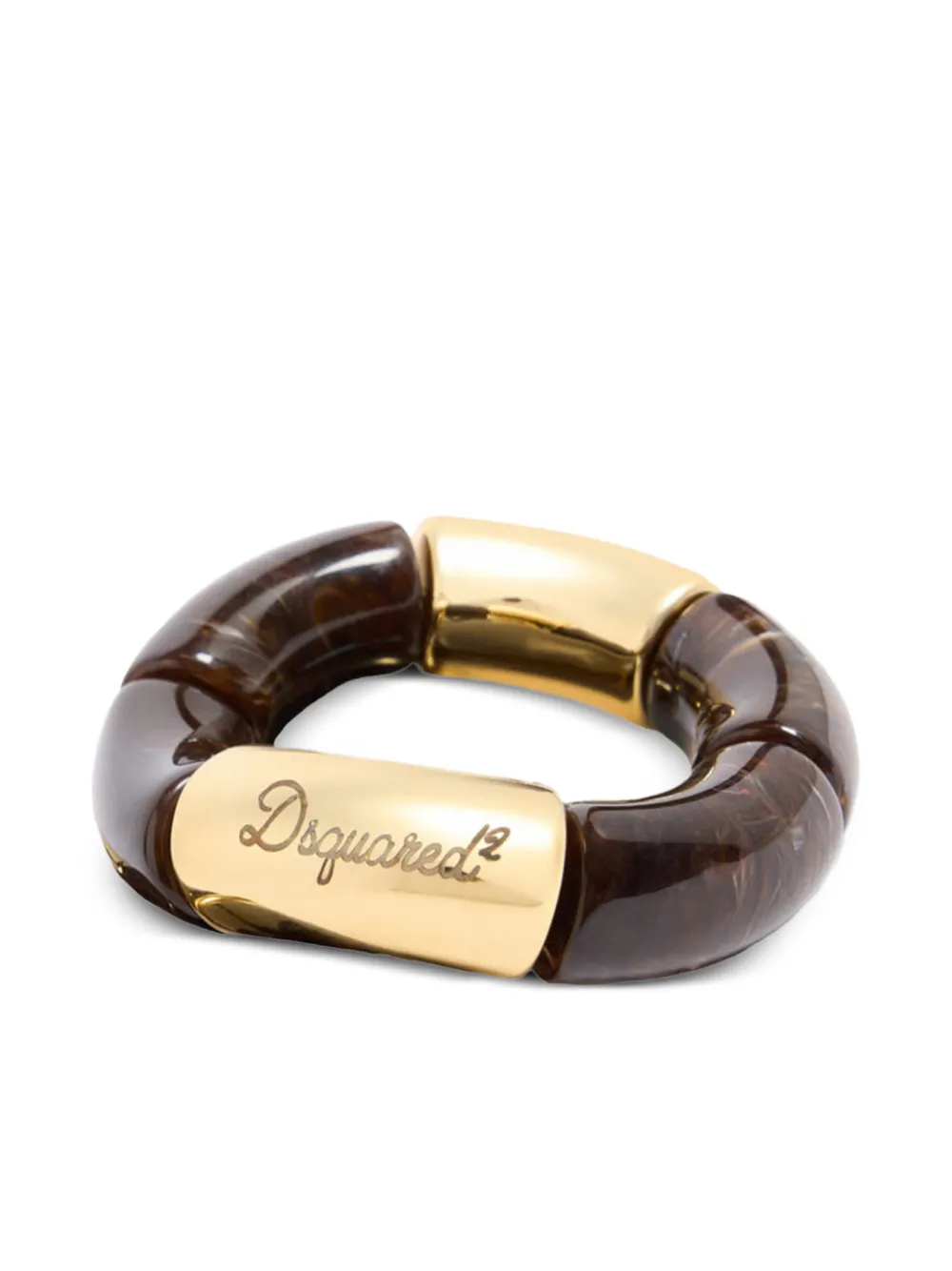  Dsquared2 Colourblock Bracelet - Brown 
