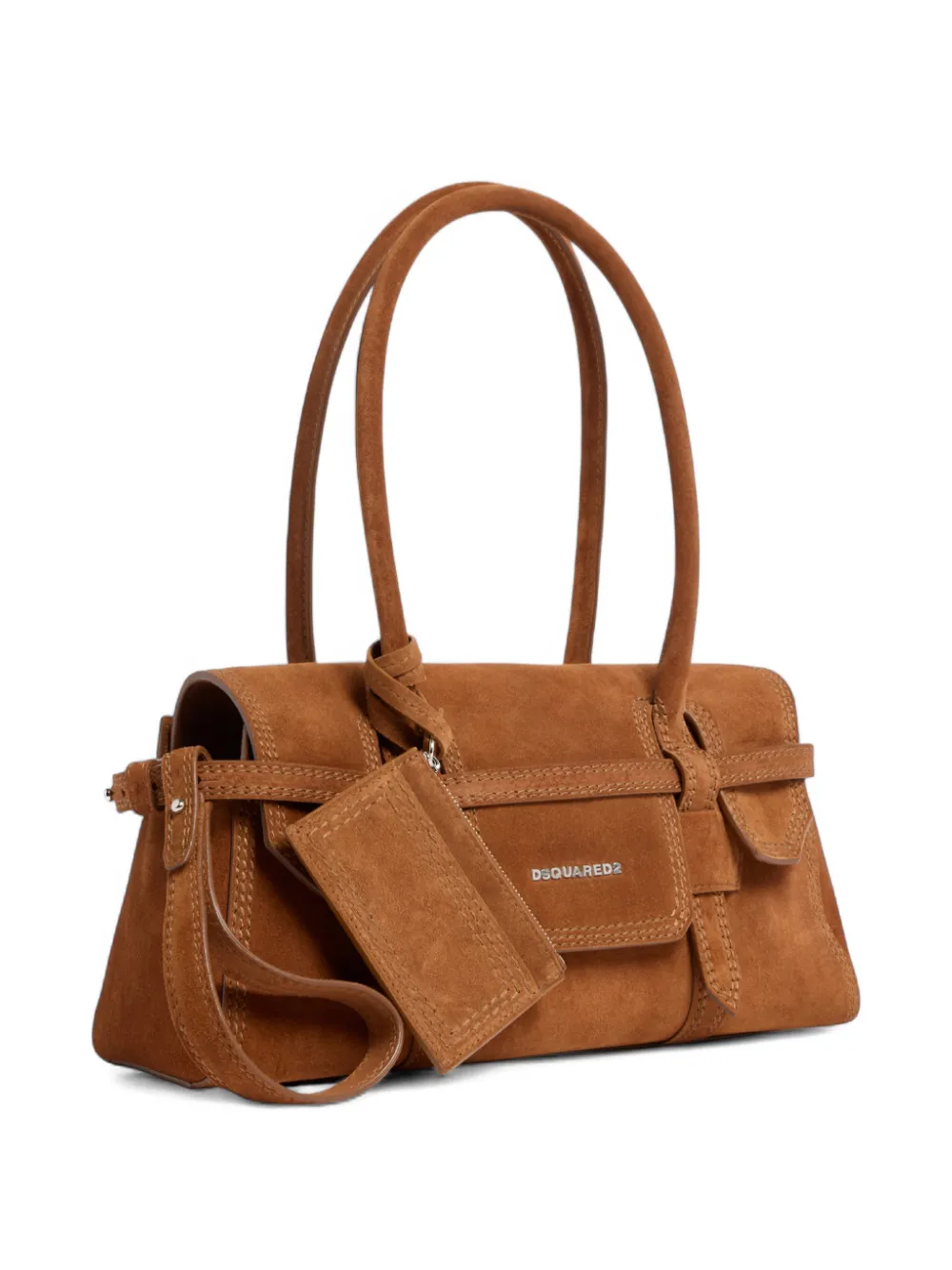  Dsquared2 Logo-lettering Tote Bag - Brown 
