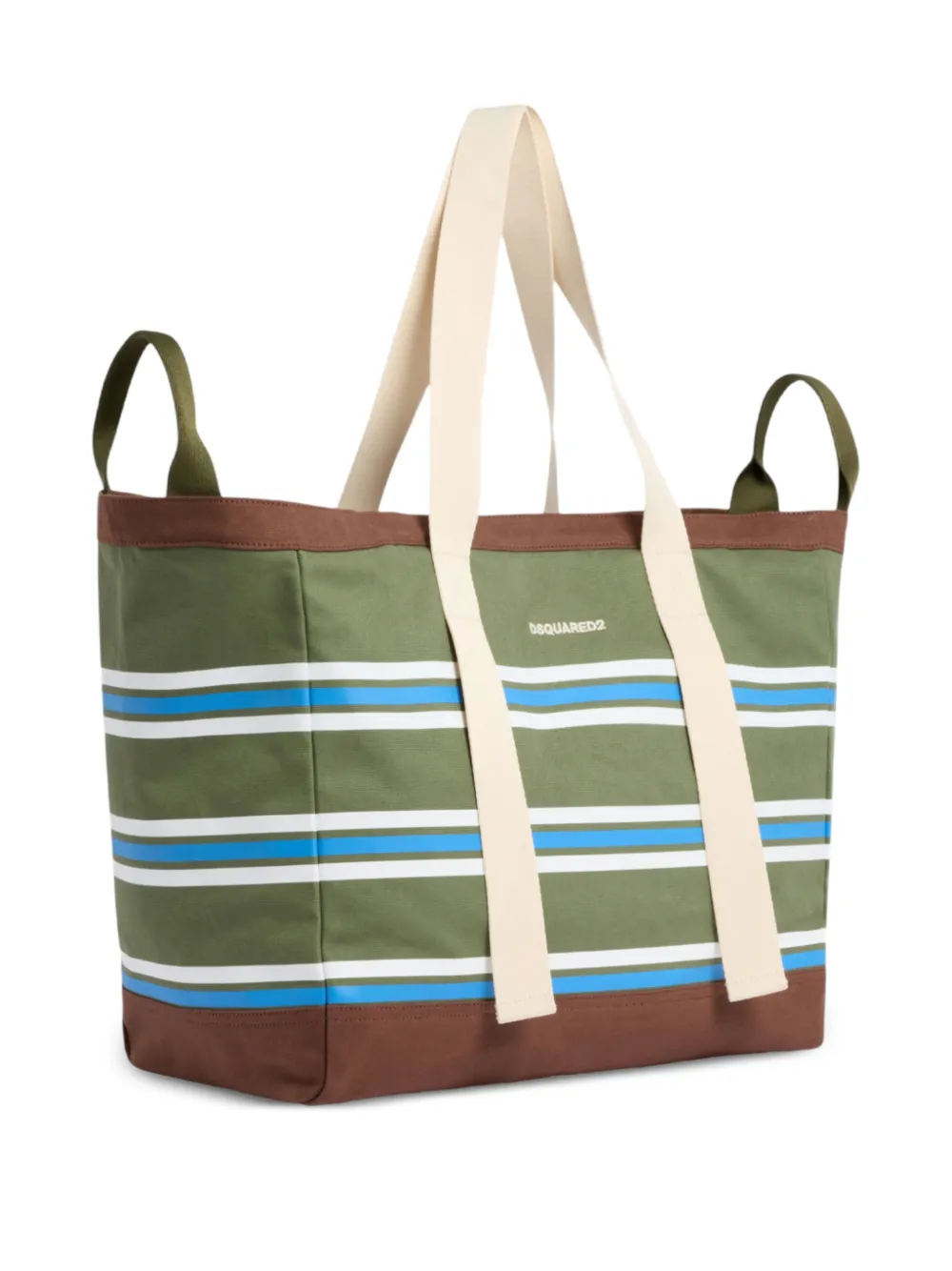  Dsquared2 Striped Tote Bag - Green 