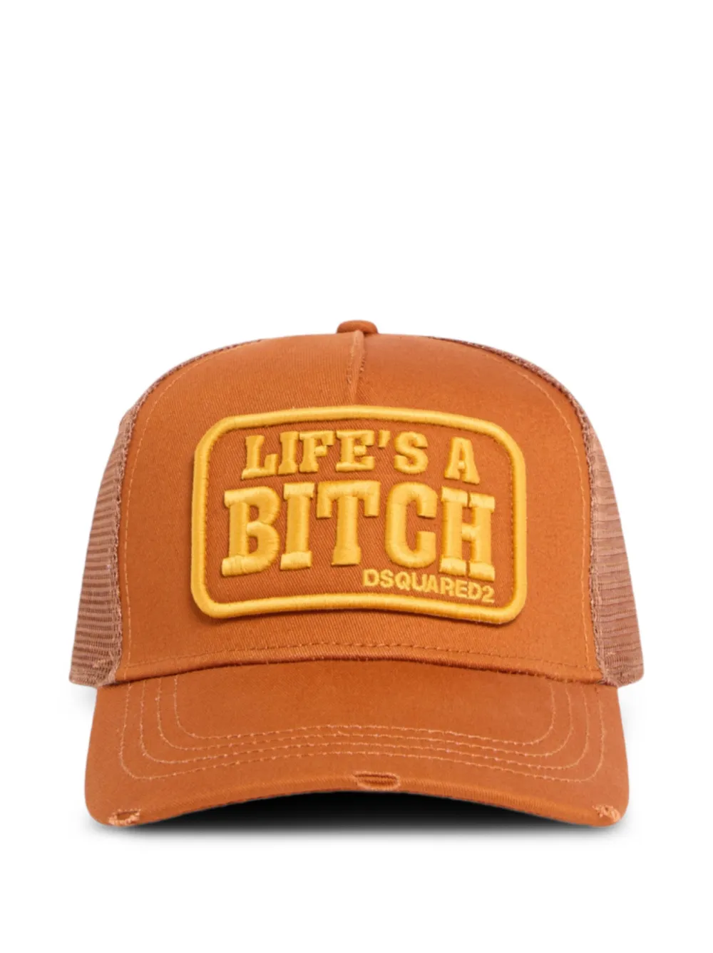 DSQUARED2 Cappello da baseball con ricamo - Marrone
