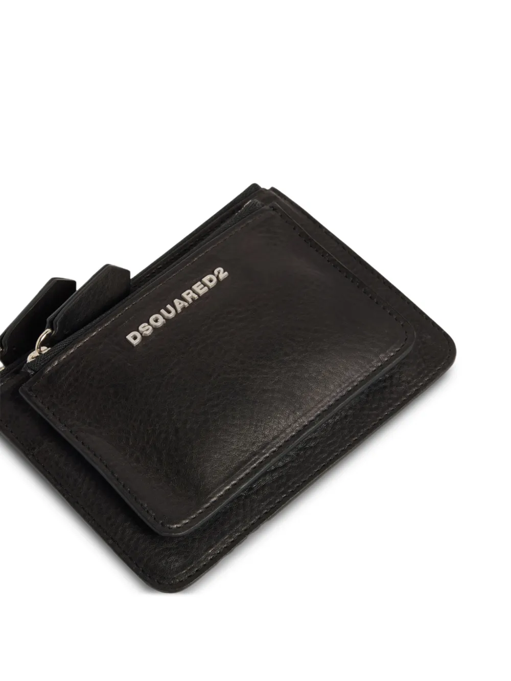  Dsquared2 Logo-lettering Wallet - Black 