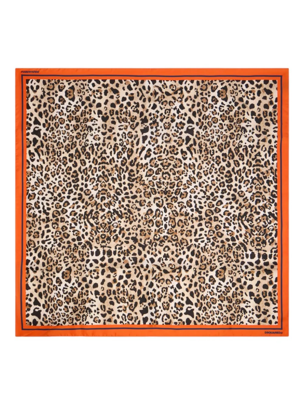 DSQUARED2 - Wild2 sjaal met luipaardprint - dames - Stof - Eén