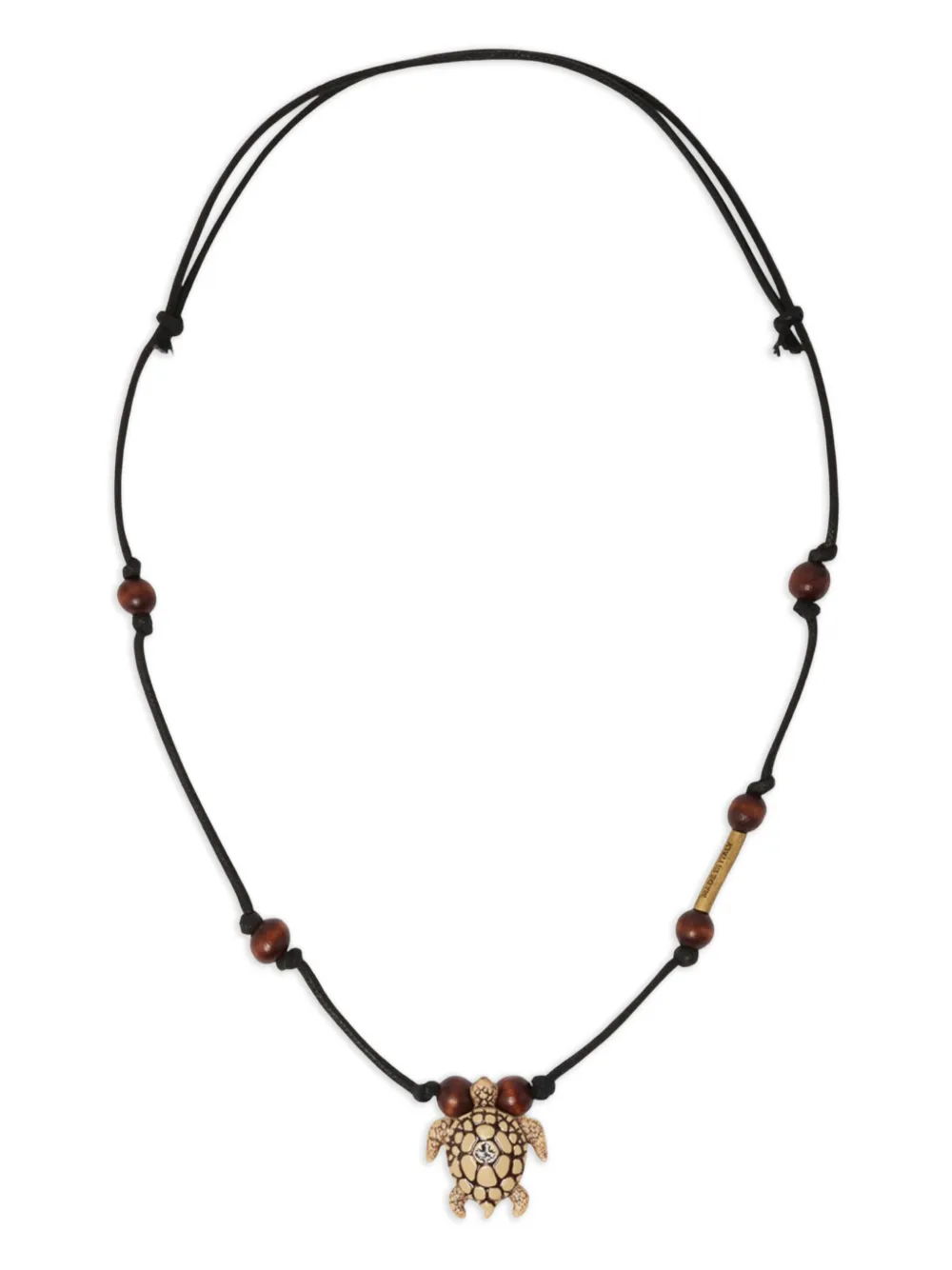 DSQUARED2 turtle beaded necklace | Brown | Image 1