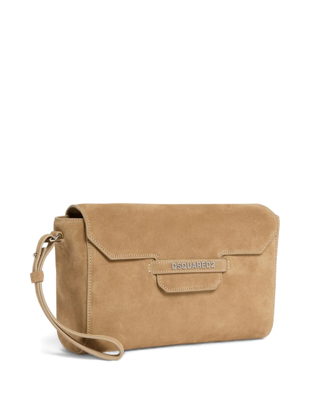  Dsquared2 Twin Top Handle Clutch - Neutrals 
