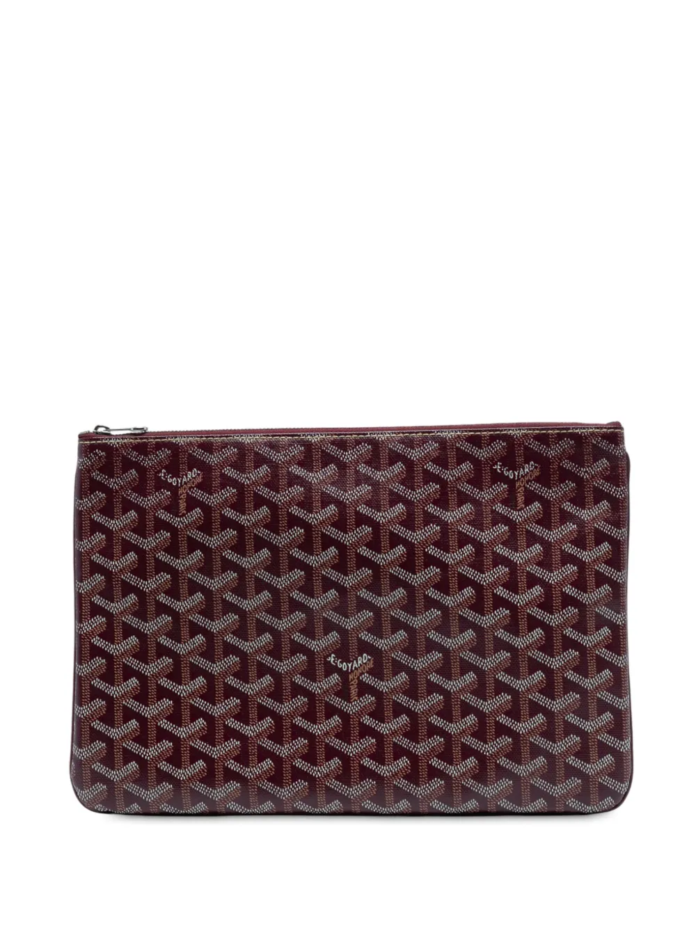 Goyard Pre-Owned 2020 Goyardine Senat MM clutch bag - レッド
