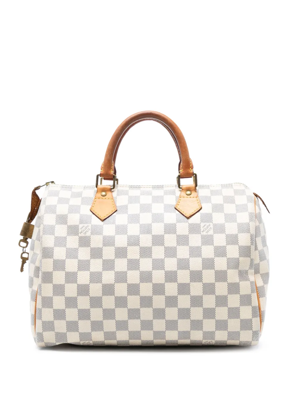 Louis Vuitton Pre-Owned 2012 Damier Azur Speedy 30 boston bag - ホワイト