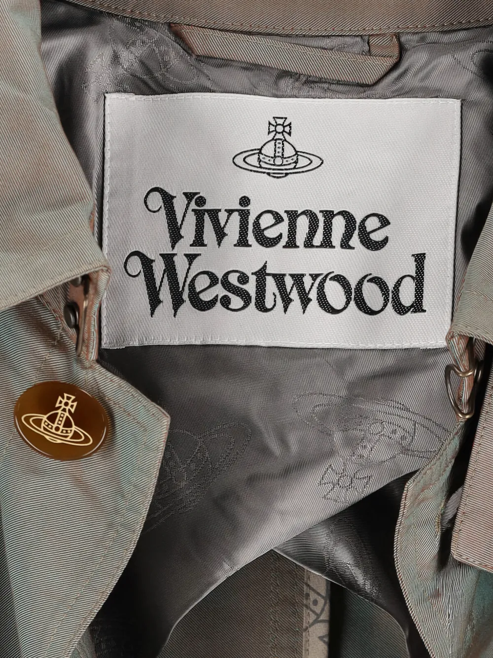 Vivienne Westwood Trenchcoat met ceintuur Groen