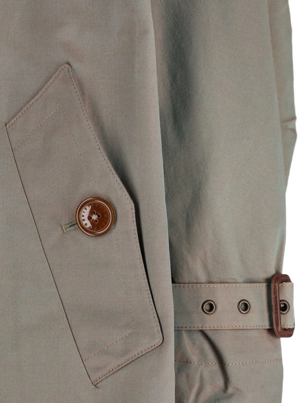 Vivienne Westwood Trenchcoat met ceintuur Groen