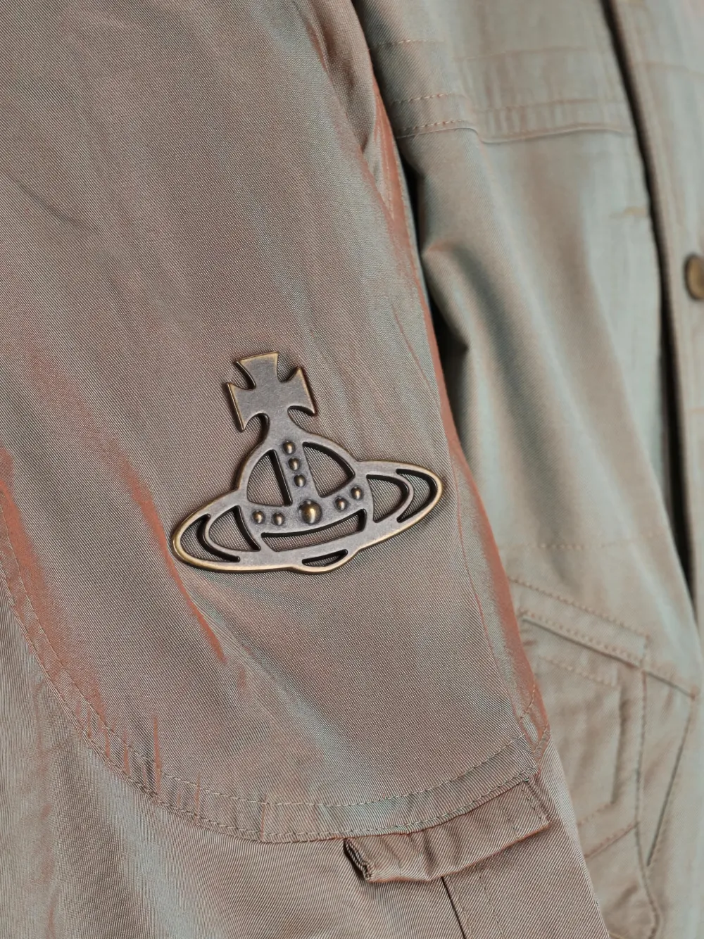 Vivienne Westwood Nevada Bomber Cangiante Gabardine Sage-green 52 Men