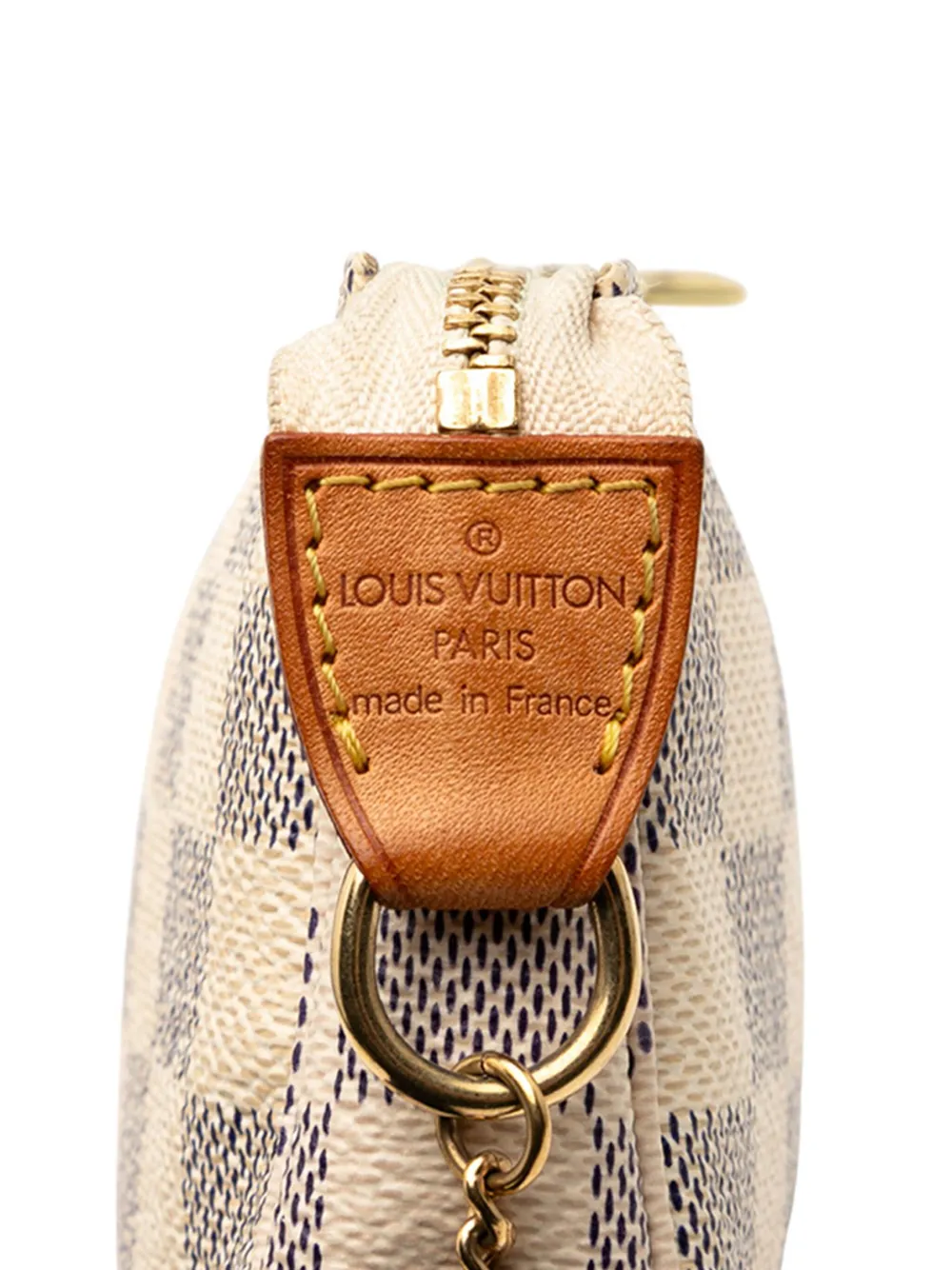 2008 Damier Azur Mini Pochette Accessoires Handbag