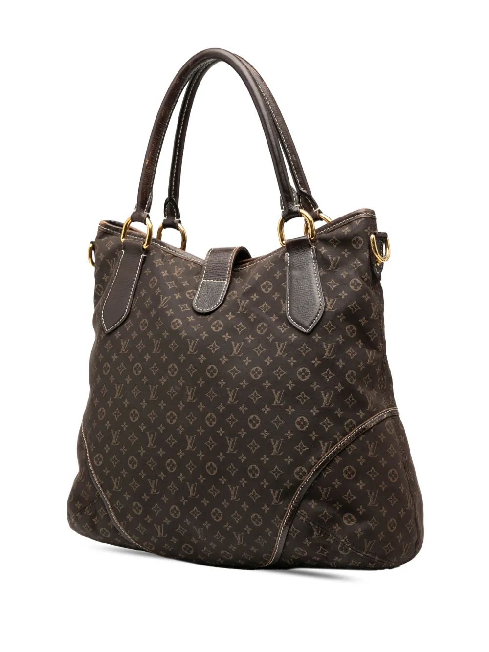 Pre-owned Louis Vuitton 2010-2011 Monogram Idylle Elegie Satchel In Brown