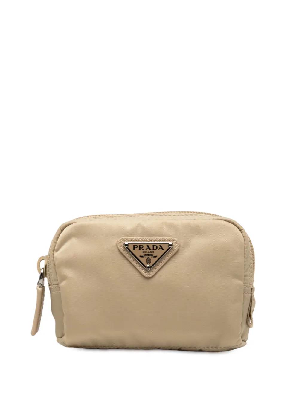 Prada Pre-Owned 2013-2025 Tessuto Cosmetic pouch - ブラウン