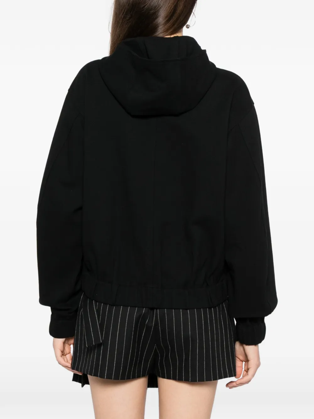 Helmut Lang Jack met capuchon Zwart