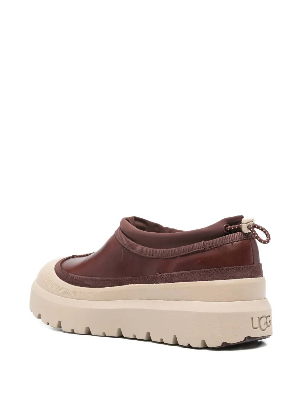 UGG Tasman Weather Hybrid loafers met plateauzool Bruin