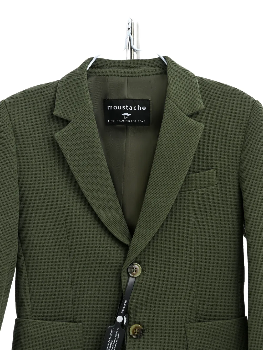 Moustache Single-breasted Suit Set (set Of Two) In Green