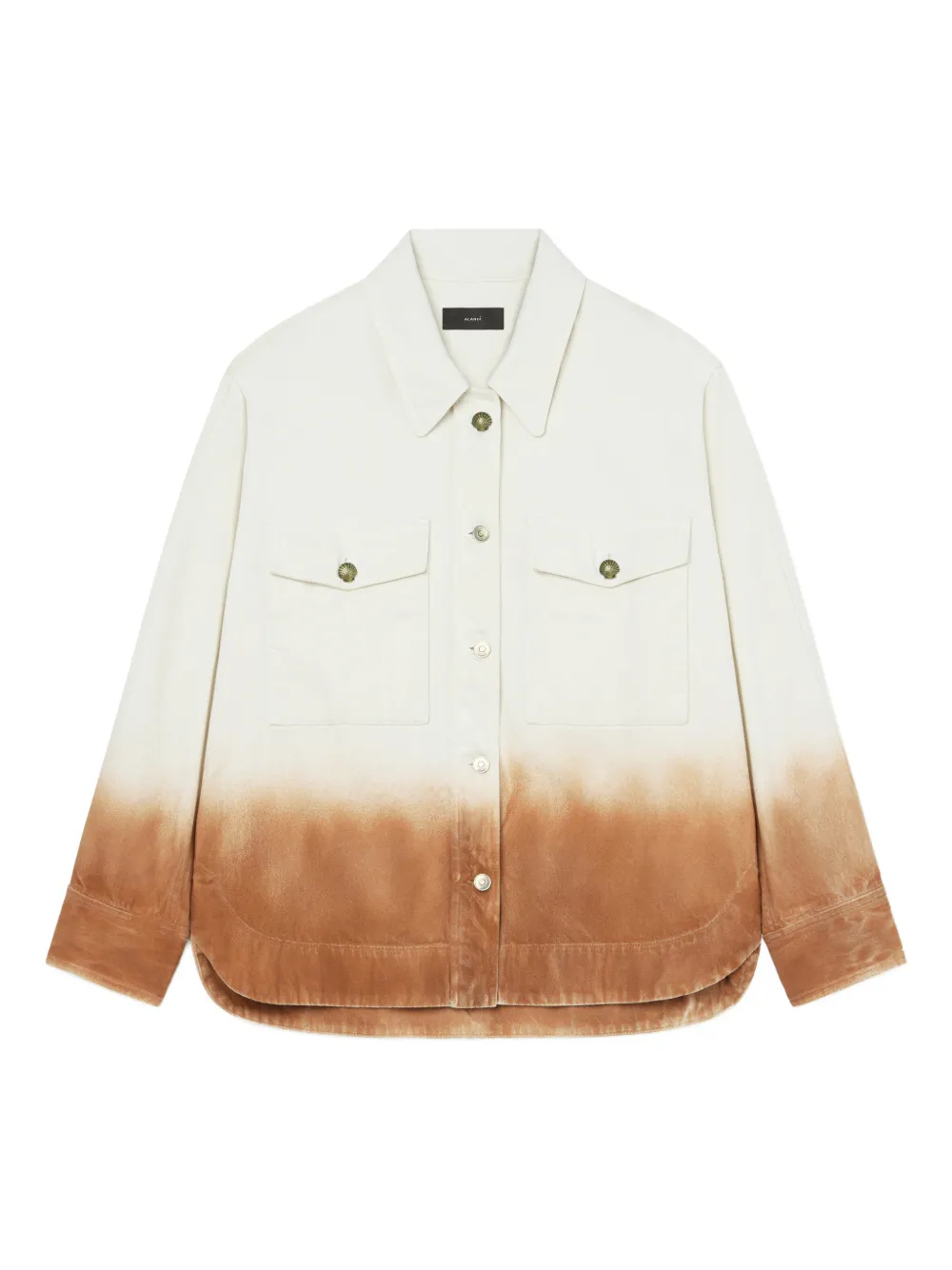 Alanui Giacca denim Shades of Eden - Toni neutri