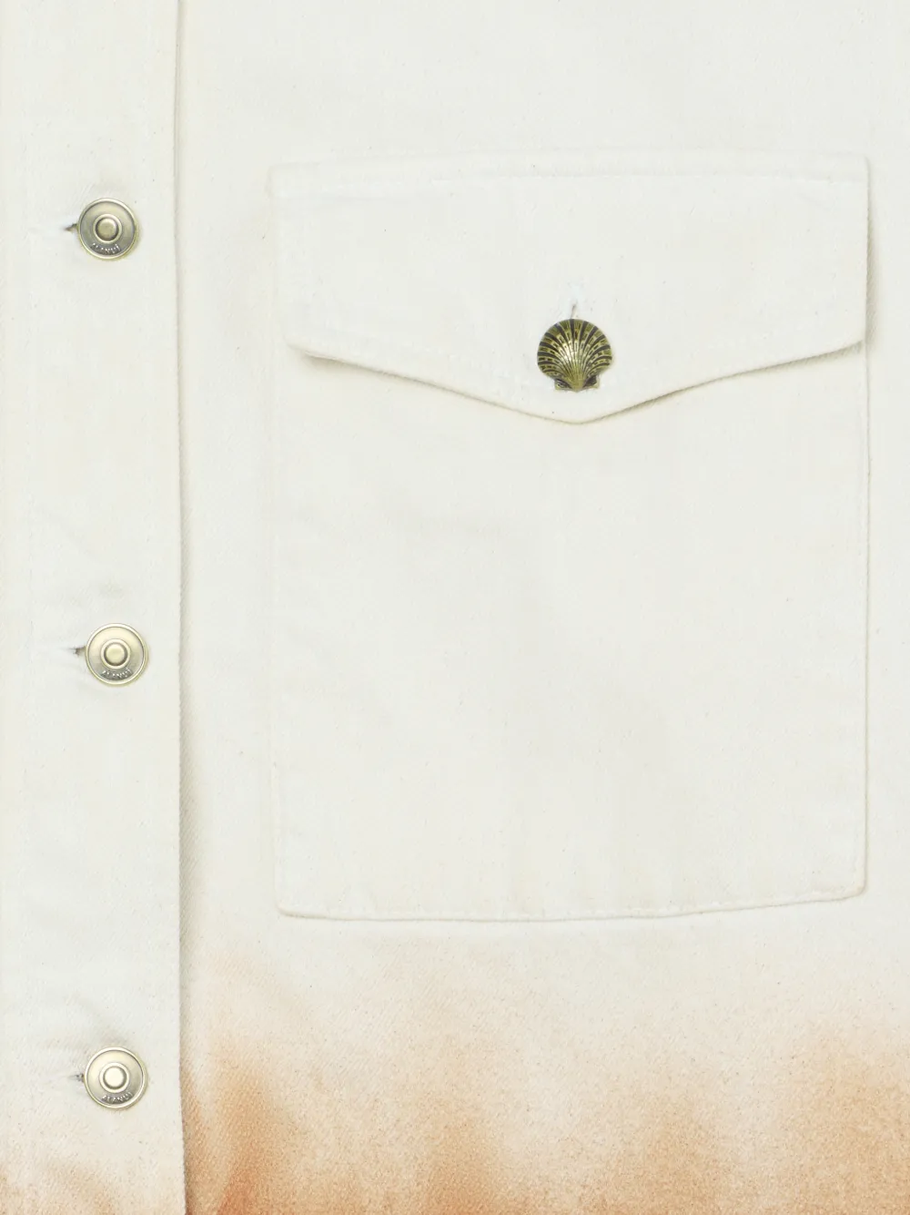 Alanui Shades of Eden denim jack Beige