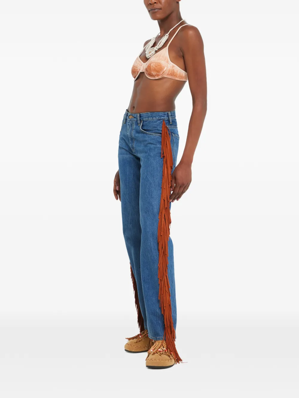 Alanui Golden Dusk denim jeans | Straight-Leg Jeans | Image 2