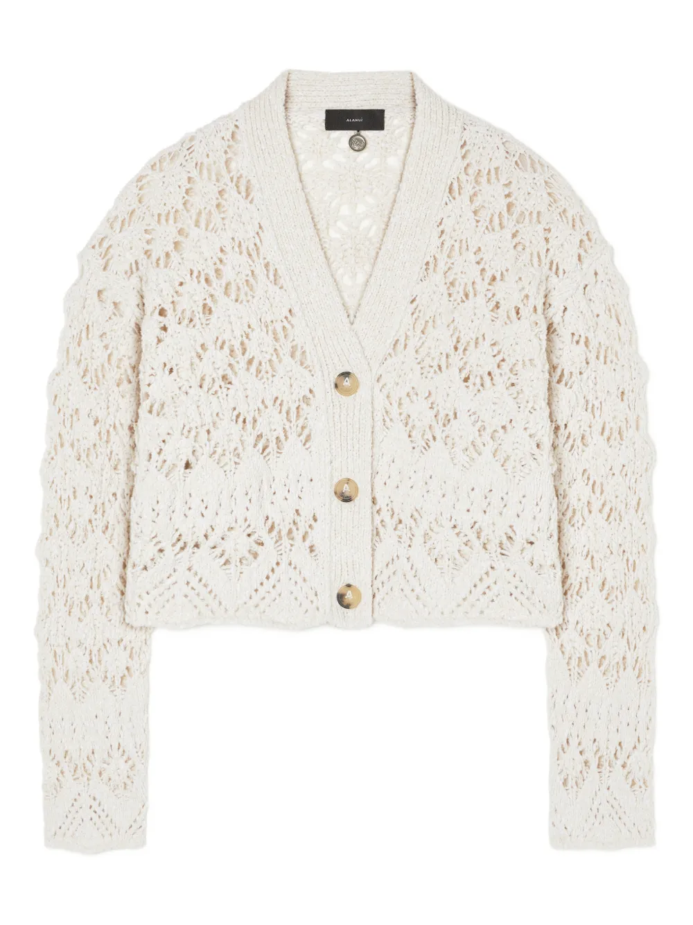 Alanui Cardigan Lagoon Romance - Bianco