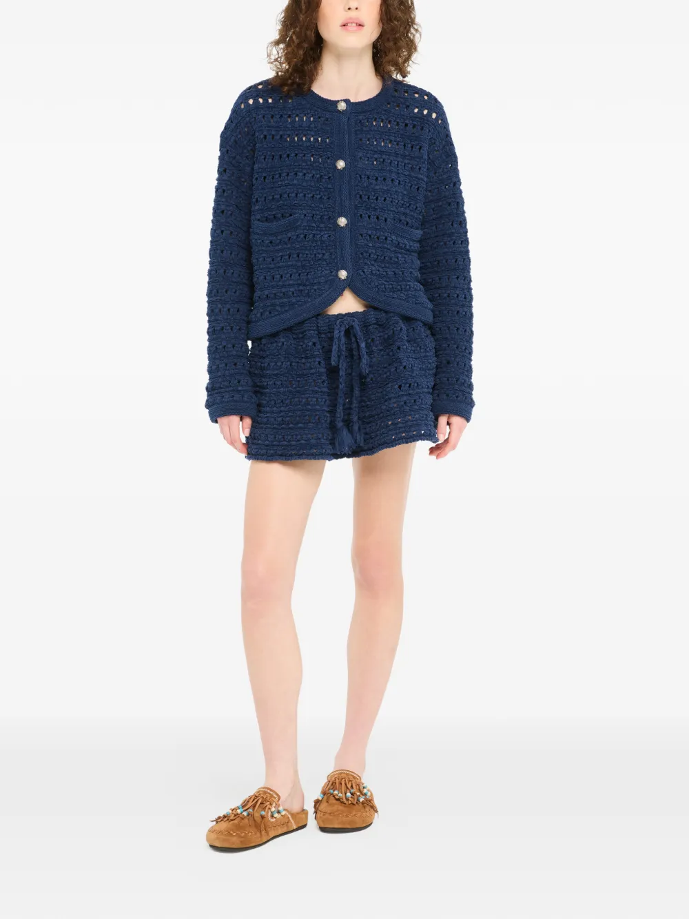 Alanui The Breath of The Lagoon buttoned jacket | Cropped Jackets | Image 2