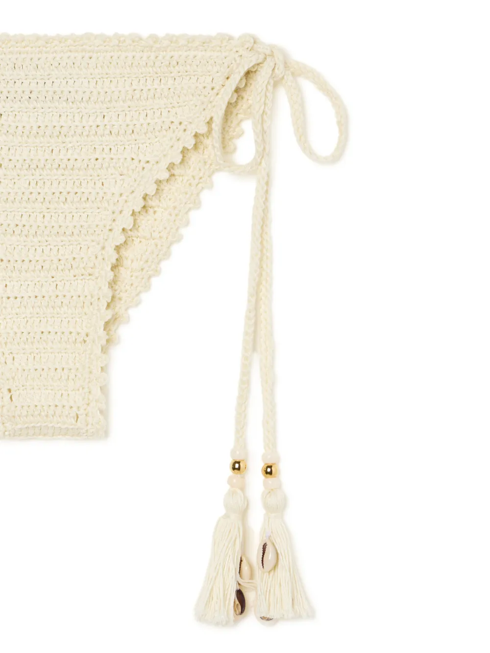 Alanui Sea Nomad bikini met kwastje Beige