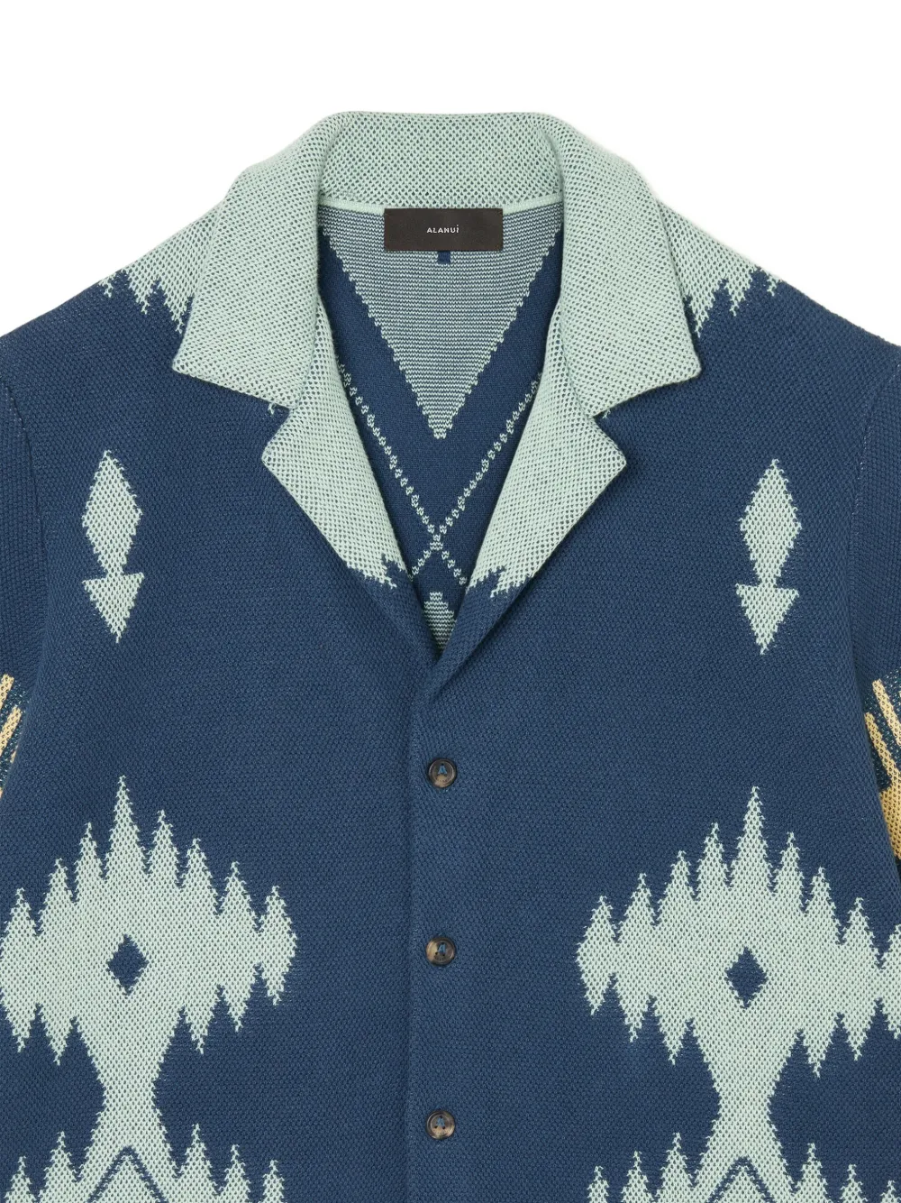  Alanui Patterned Shirt - Blue 