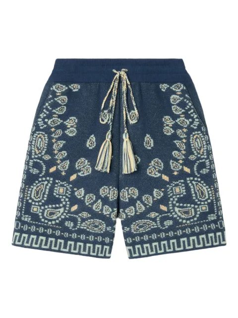 Alanui Shorts mit Paisleymuster